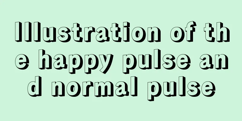 Illustration of the happy pulse and normal pulse