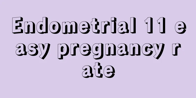 Endometrial 11 easy pregnancy rate