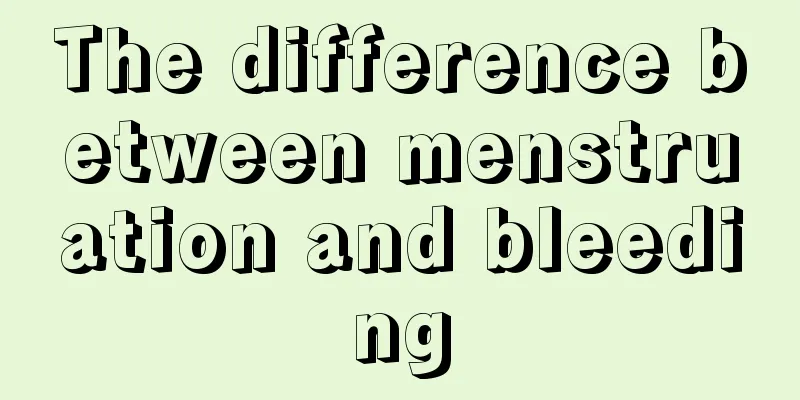 The difference between menstruation and bleeding