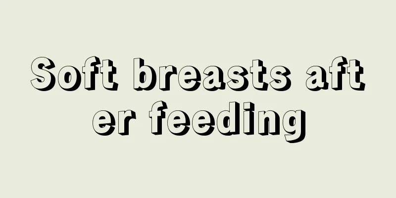 Soft breasts after feeding