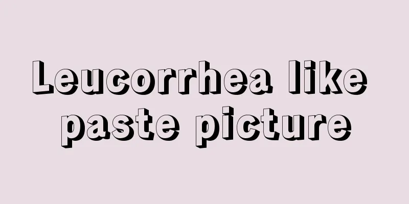 Leucorrhea like paste picture