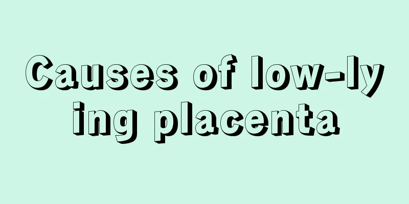 Causes of low-lying placenta