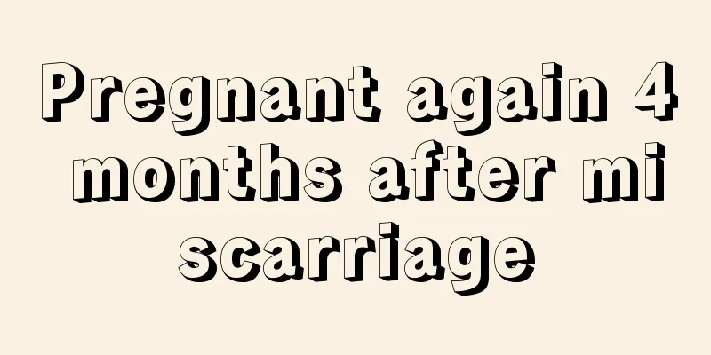 Pregnant again 4 months after miscarriage