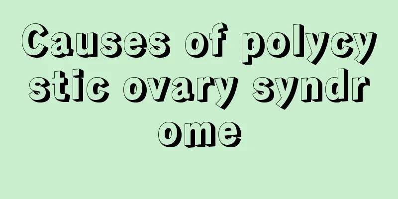 Causes of polycystic ovary syndrome