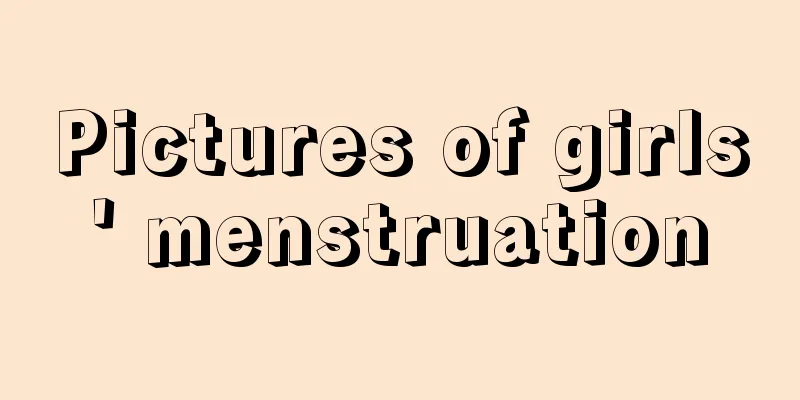 Pictures of girls' menstruation