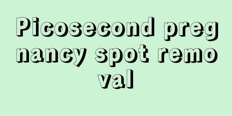 Picosecond pregnancy spot removal