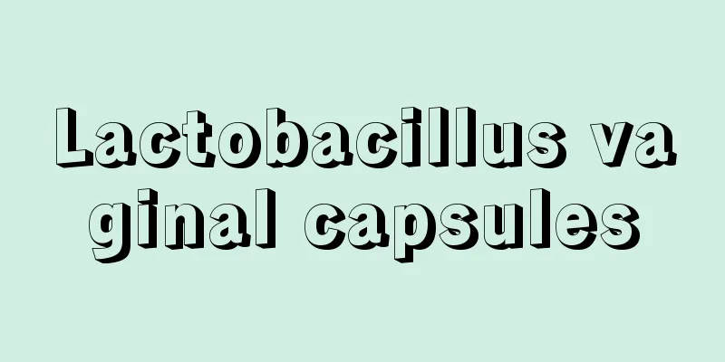 Lactobacillus vaginal capsules