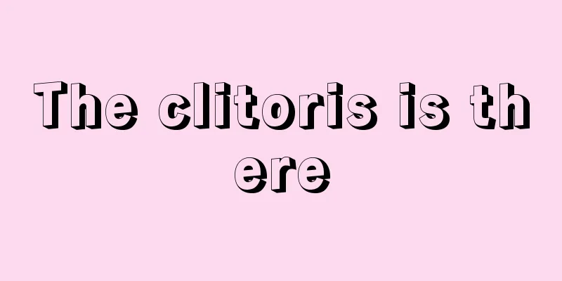 The clitoris is there