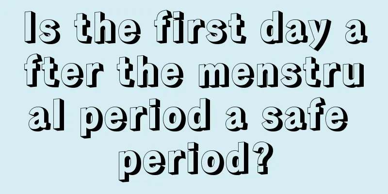 Is the first day after the menstrual period a safe period?