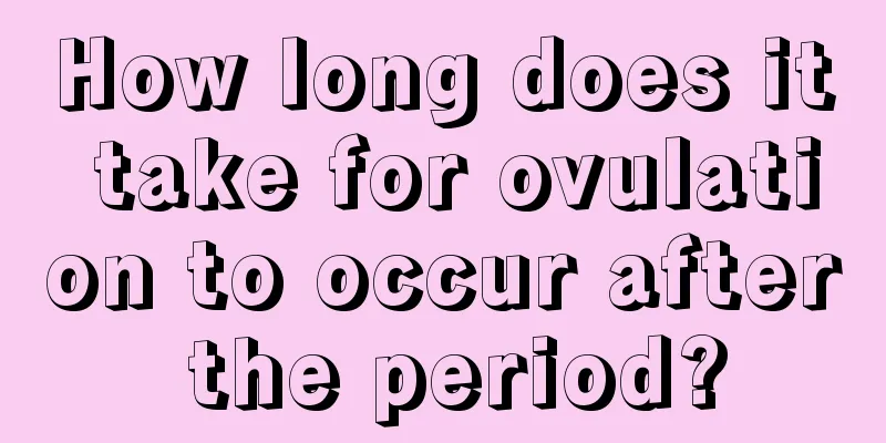 How long does it take for ovulation to occur after the period?