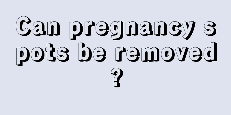 Can pregnancy spots be removed?