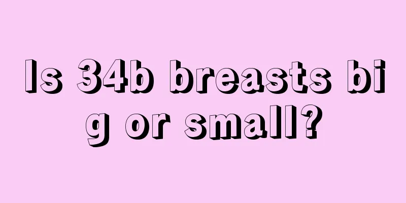 Is 34b breasts big or small?