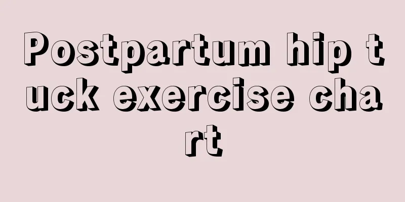 Postpartum hip tuck exercise chart