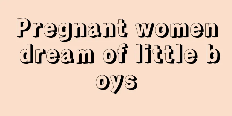 Pregnant women dream of little boys