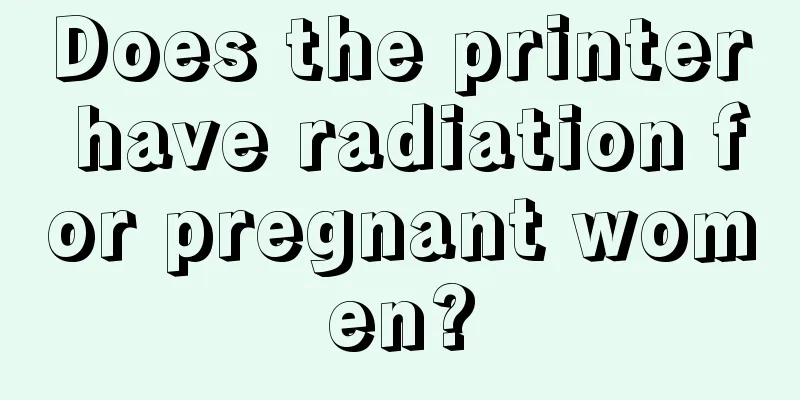 Does the printer have radiation for pregnant women?