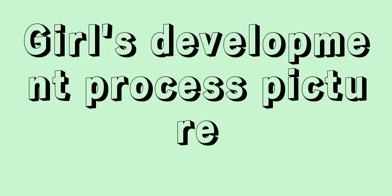 Girl's development process picture