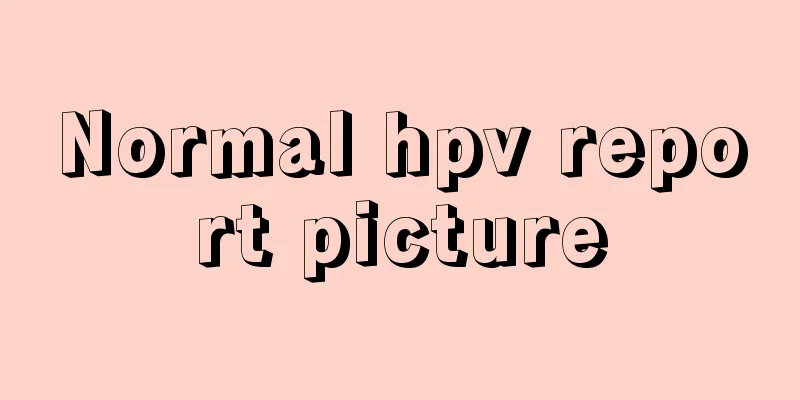 Normal hpv report picture