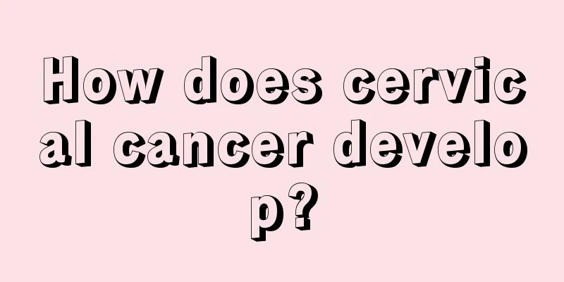 How does cervical cancer develop?