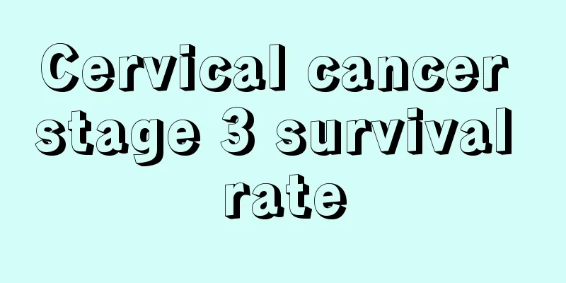 Cervical cancer stage 3 survival rate