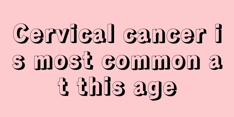 Cervical cancer is most common at this age