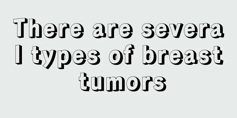 There are several types of breast tumors