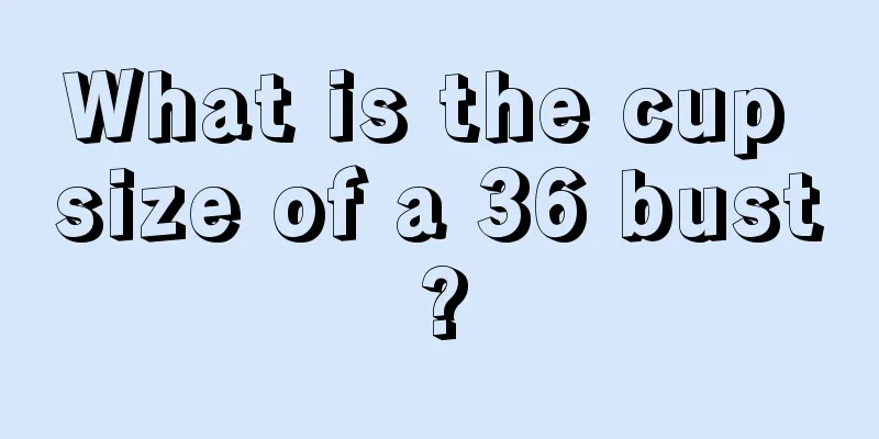 What is the cup size of a 36 bust?