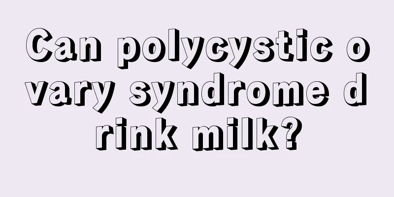 Can polycystic ovary syndrome drink milk?