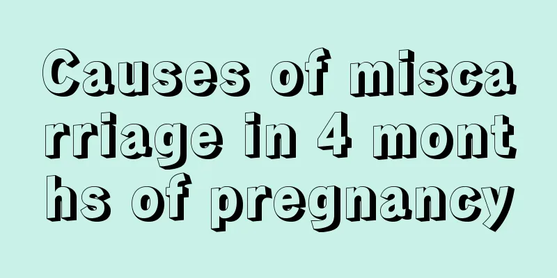 Causes of miscarriage in 4 months of pregnancy