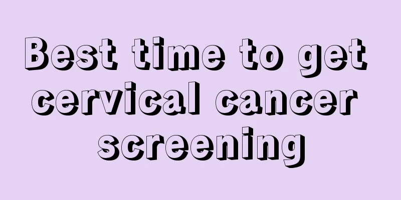 Best time to get cervical cancer screening