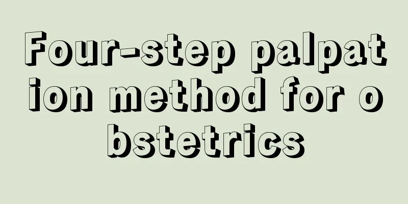 Four-step palpation method for obstetrics