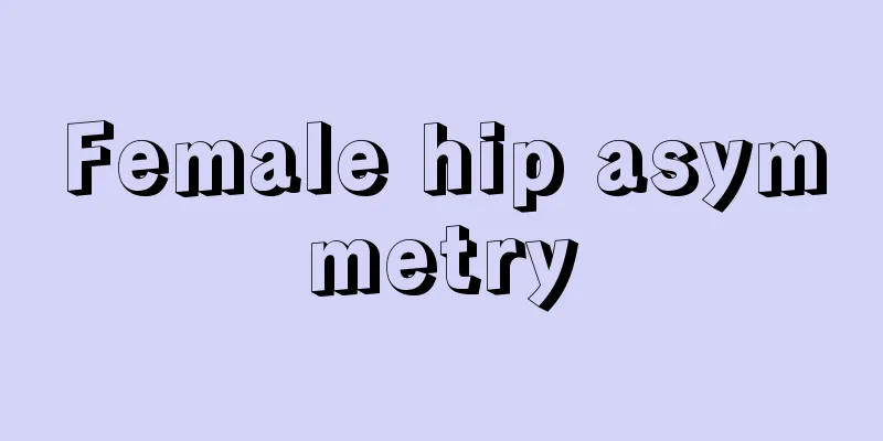 Female hip asymmetry