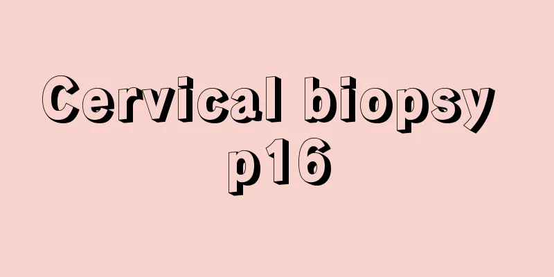 Cervical biopsy p16