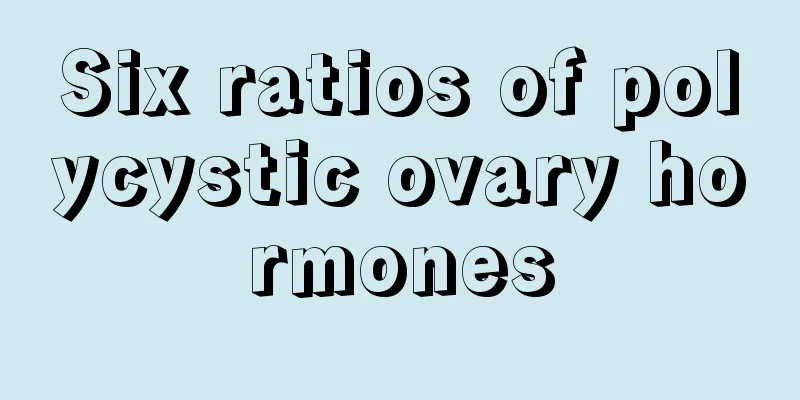 Six ratios of polycystic ovary hormones