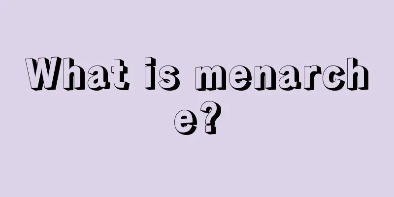 What is menarche?