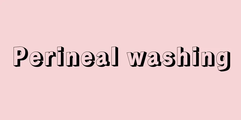 Perineal washing