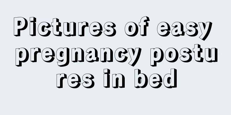 Pictures of easy pregnancy postures in bed