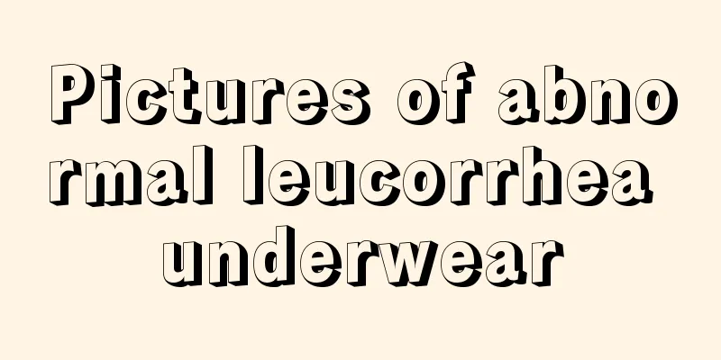 Pictures of abnormal leucorrhea underwear