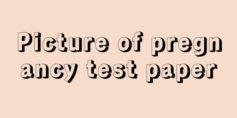 Picture of pregnancy test paper