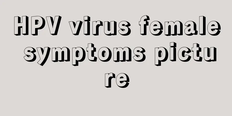 HPV virus female symptoms picture