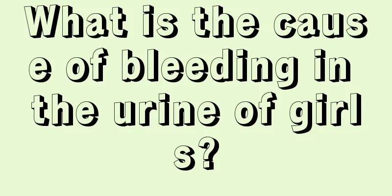 What is the cause of bleeding in the urine of girls?