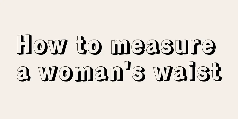 How to measure a woman's waist