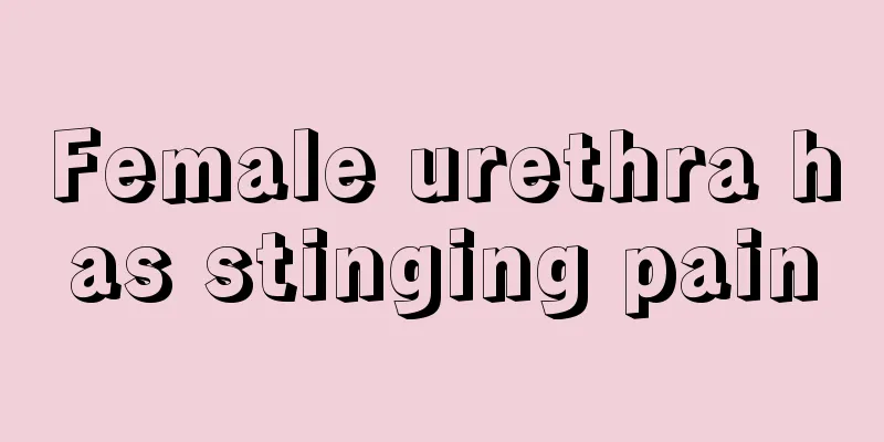 Female urethra has stinging pain