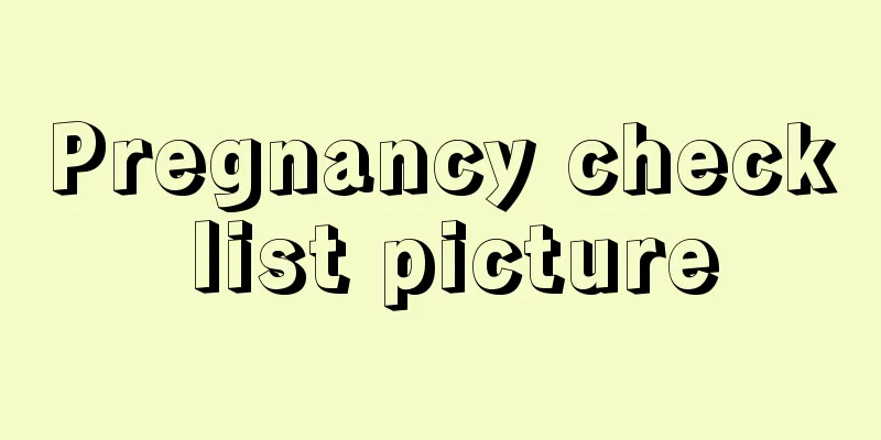 Pregnancy check list picture