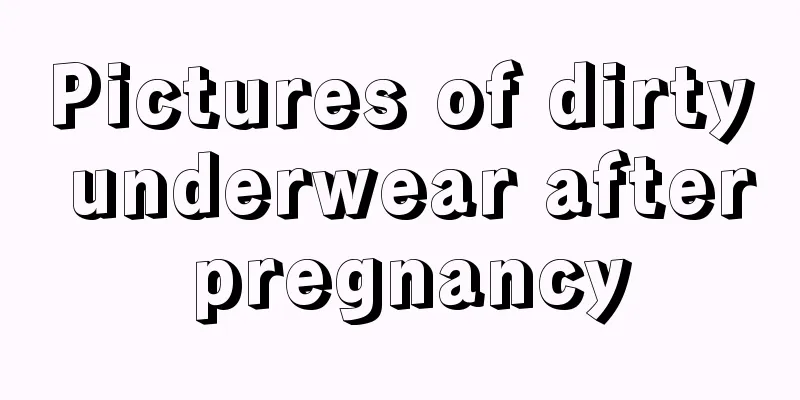 Pictures of dirty underwear after pregnancy