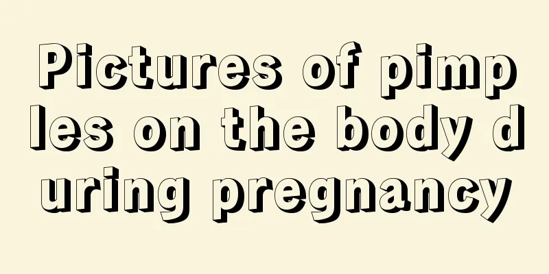 Pictures of pimples on the body during pregnancy