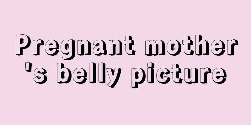 Pregnant mother's belly picture