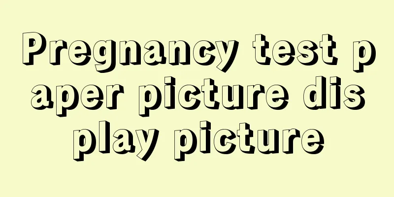 Pregnancy test paper picture display picture