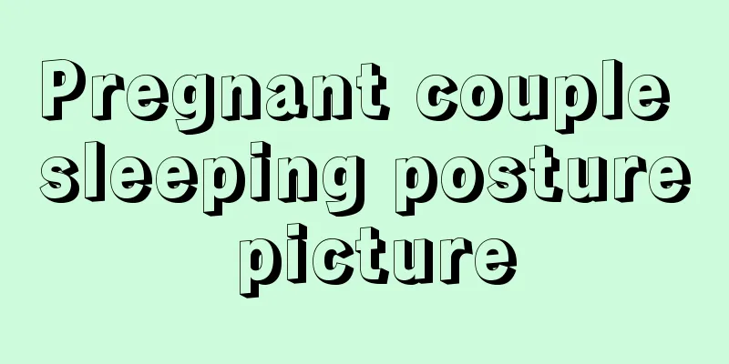 Pregnant couple sleeping posture picture