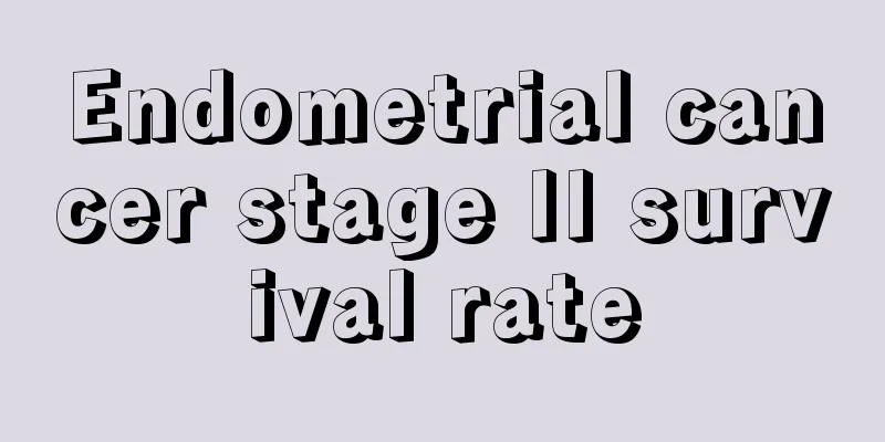 Endometrial cancer stage II survival rate