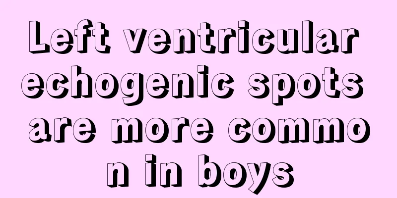 Left ventricular echogenic spots are more common in boys